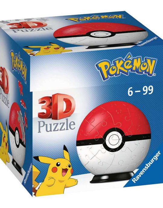 3D PUZZEL POKEBALL POKEMON