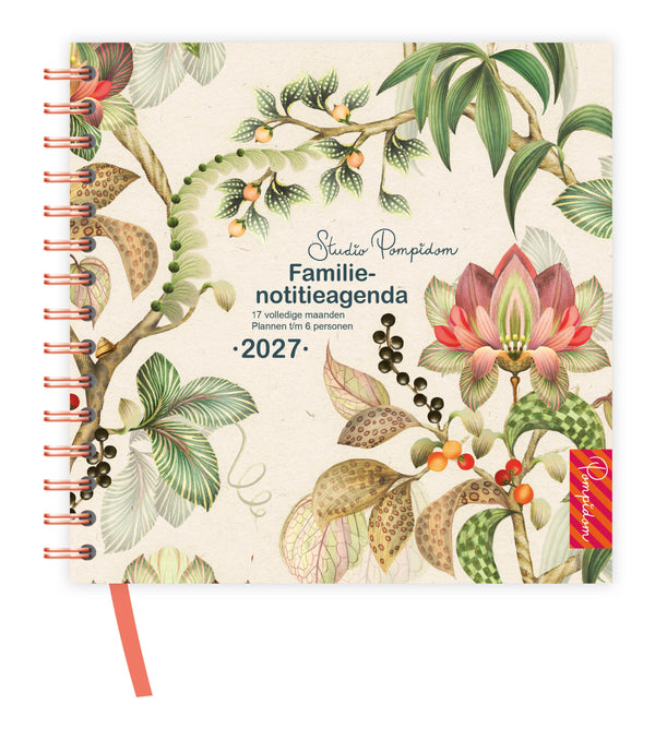 Studio Pompidom 17-maands Familienotitieagenda 2026-2027