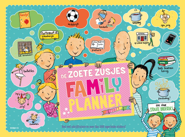 De Zoete Zusjes family planner 2027