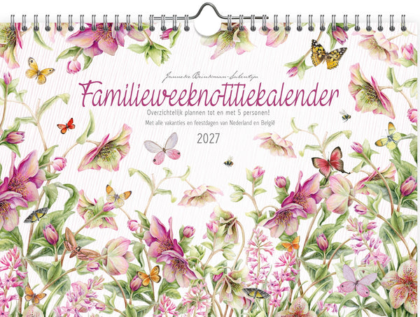 JBS FamilieWEEKnotitiekalender Helleborus 2027 OBLONG