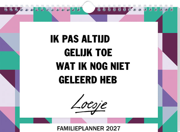 Loesje familieplanner A4 2027