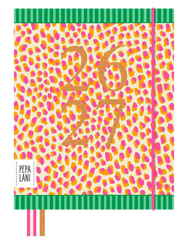 Pepa Lani Flower agenda 2026-2027 Tiger Dots 18 maanden