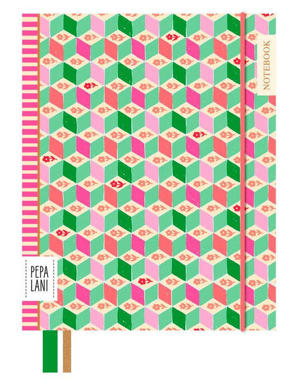 Pepa Lani Flower notitieboek cubes