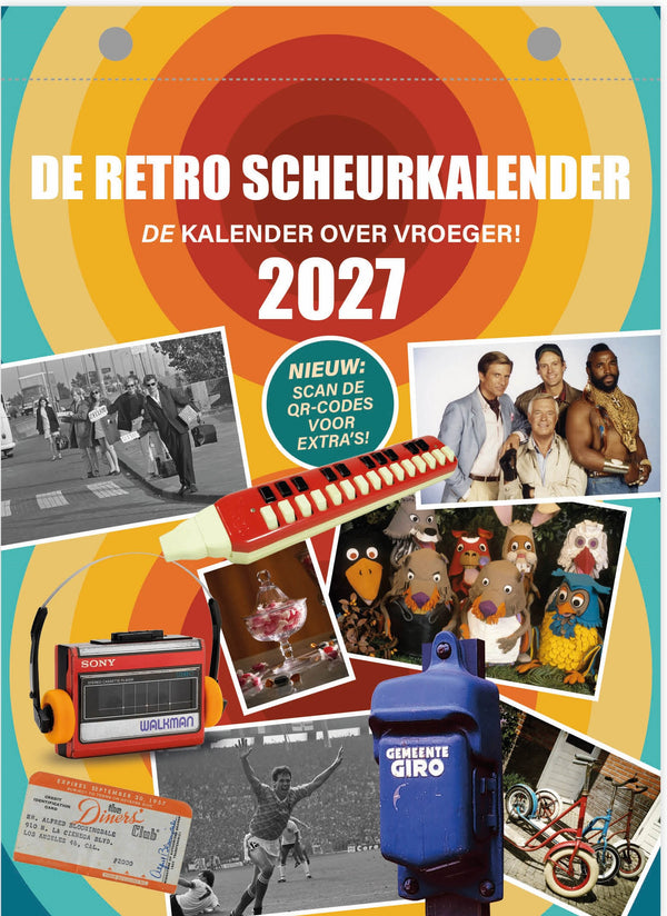 Retro scheurkalender 2027