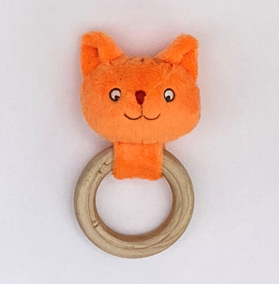 Dikkie Dik houten bijtring (4 stuks)