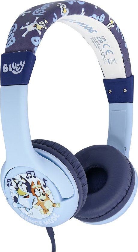 Bluey - kinderkoptelefoon met volumebegrenzing - verstelbaar - comfortabel