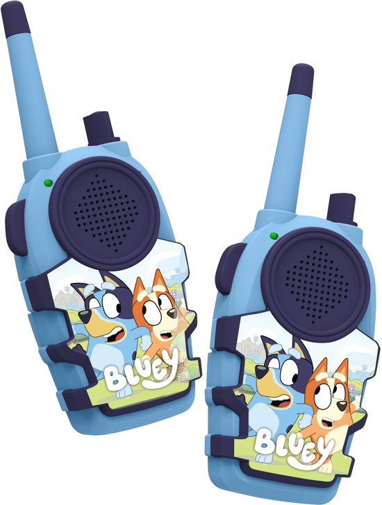 Bluey - walkie talkie set voor kinderen - eenvoudige bediening - werkt op batterijen