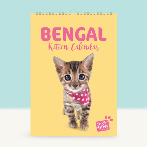 Verjaardagskalender Maandplanner - Bengaal Kitten Editie