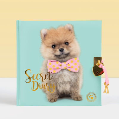Dagboek met slotje Pomeriaan - PomPom