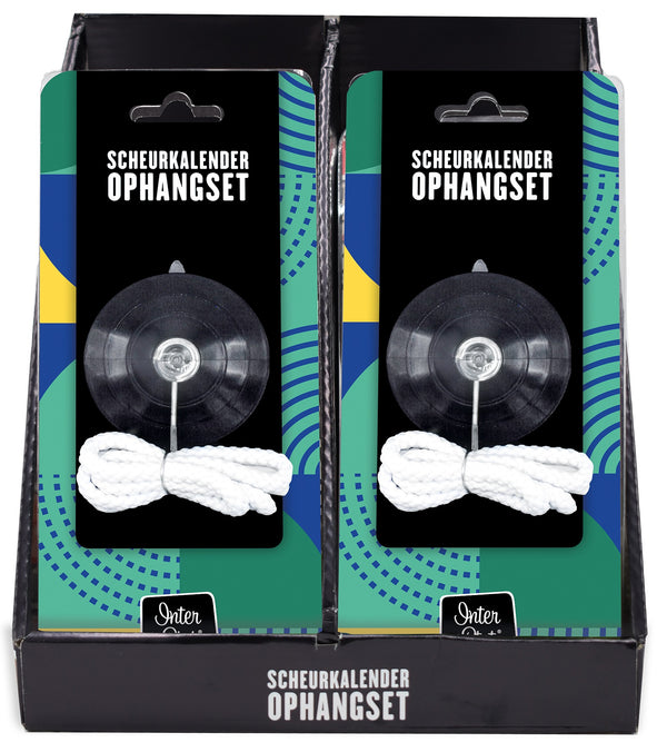Ophangset scheurkalender (display 12 stuks)