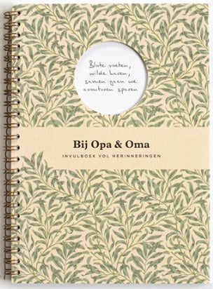 Bij opa en oma - invulboek vol herinneringen