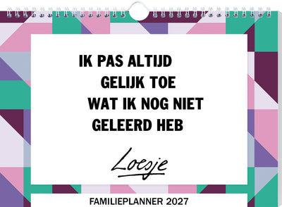 Loesje familieplanner A4 2027