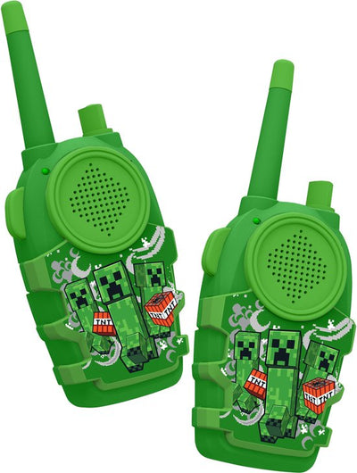 Minecraft - walkie talkie set voor kinderen - eenvoudige bediening - werkt op batterijen