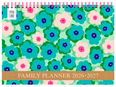 Pepa Lani Flower familieplanner 2026-2027 Summer Flowers 18 maands