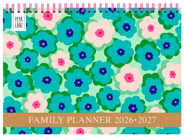 Pepa Lani Flower familieplanner 2026-2027 Summer Flowers 18 maands