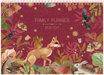 Pimpelmees Magical Forest familieplanner 2026-2027 Fox Peony 18 maands