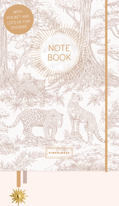 Pimpelmees Mono Savannah Stories notitieboek Lleopard Warm Nude