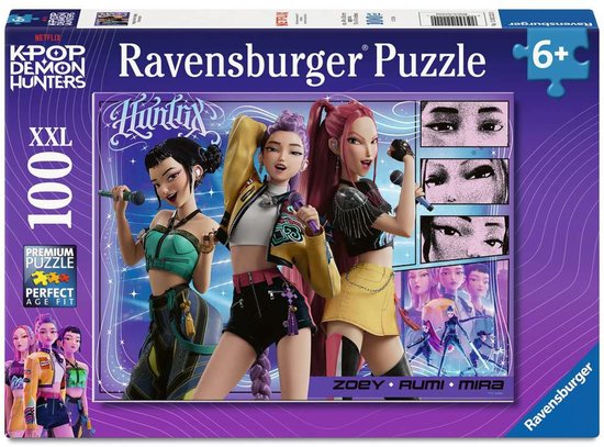Ravensburger Legpuzzel - Kpop Demon Hunters - Puzzel - Kinderpuzzel 100 XXL Stukjes - Vanaf 6 Jaar