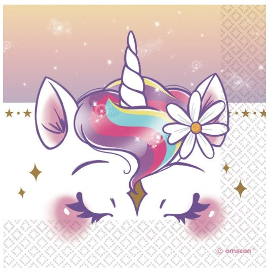 Unicorn 16 Servetten (12 stuks)
