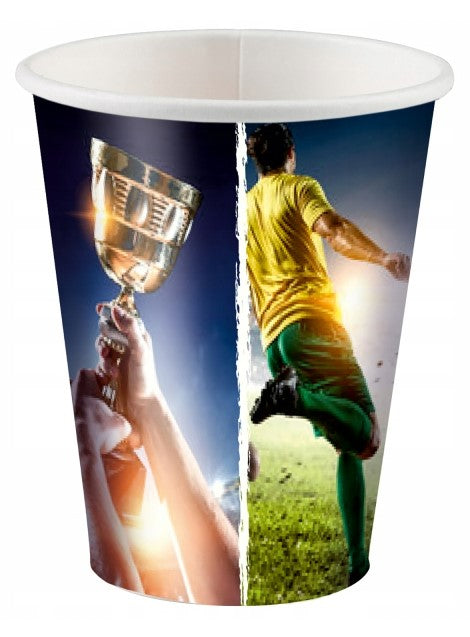 Kick it 8 Papieren Bekertjes 250 ml (6 stuks)