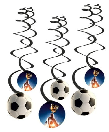 Kick it 6 Swirl Decoratie (6 stuks)