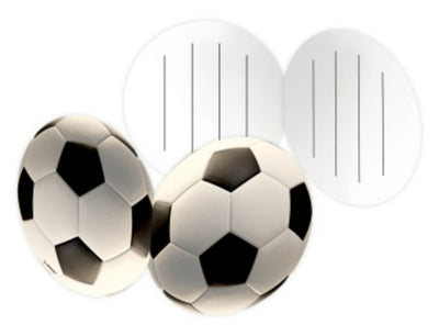 Kick it 8 Uitnodigingen (6 stuks)