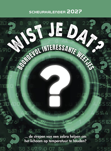 Wist je dat? scheurkalender 2027